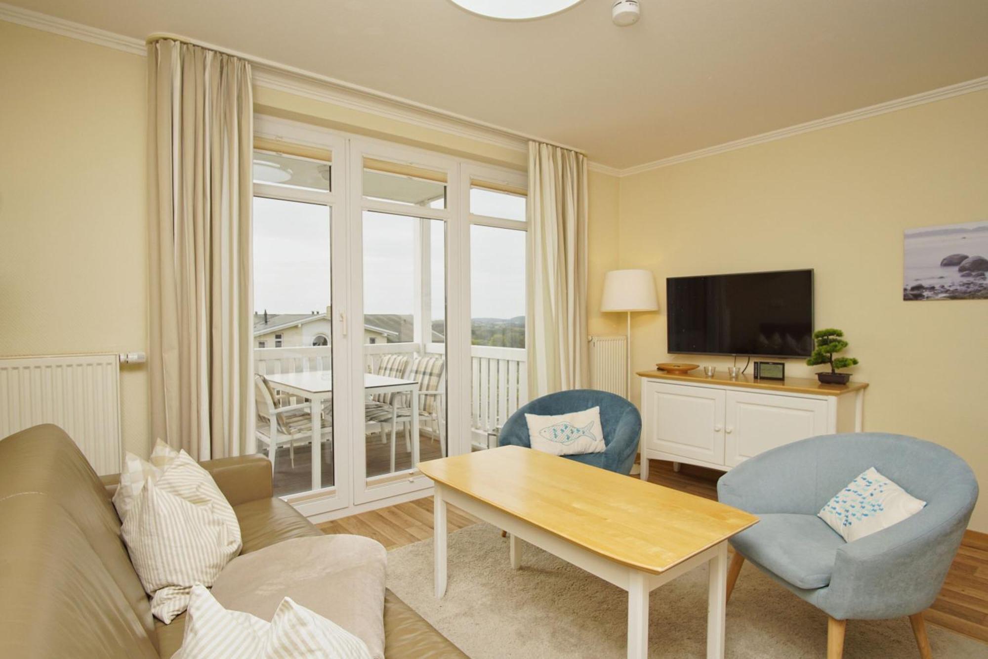 Mit Meerblick Und Balkon, Gratis Nutzung Vom Ahoi Erlebnisbad Und Sauna In Sellin - Meeresblick Fewo 38 Герен Екстер'єр фото